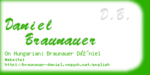 daniel braunauer business card